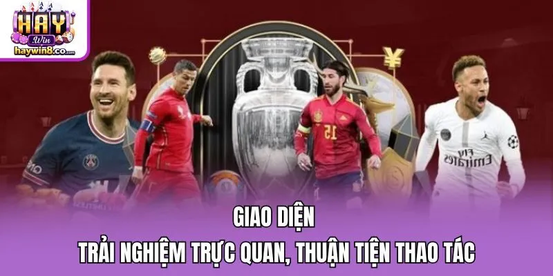 Giao diện trải nghiệm trực quan, thuận tiện thao tác
